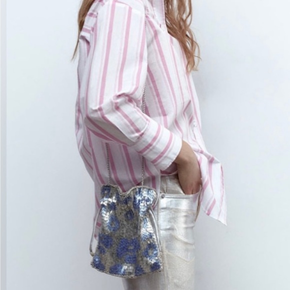 Zara Beaded Party Holiday Purse Bag - Picture 2 of 6